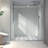 Matte Black Shower Door 6076, 70mm 304 Stainless Steel Large Pulleys, Adjustable , Nano Cleaning, Tempered Glass, Bathroom Essential 6076 Door, Design With Function, Easy Clean, Item-118630714