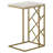 Hedda Marble Top C-Shape Sofa Side Table-2078881852