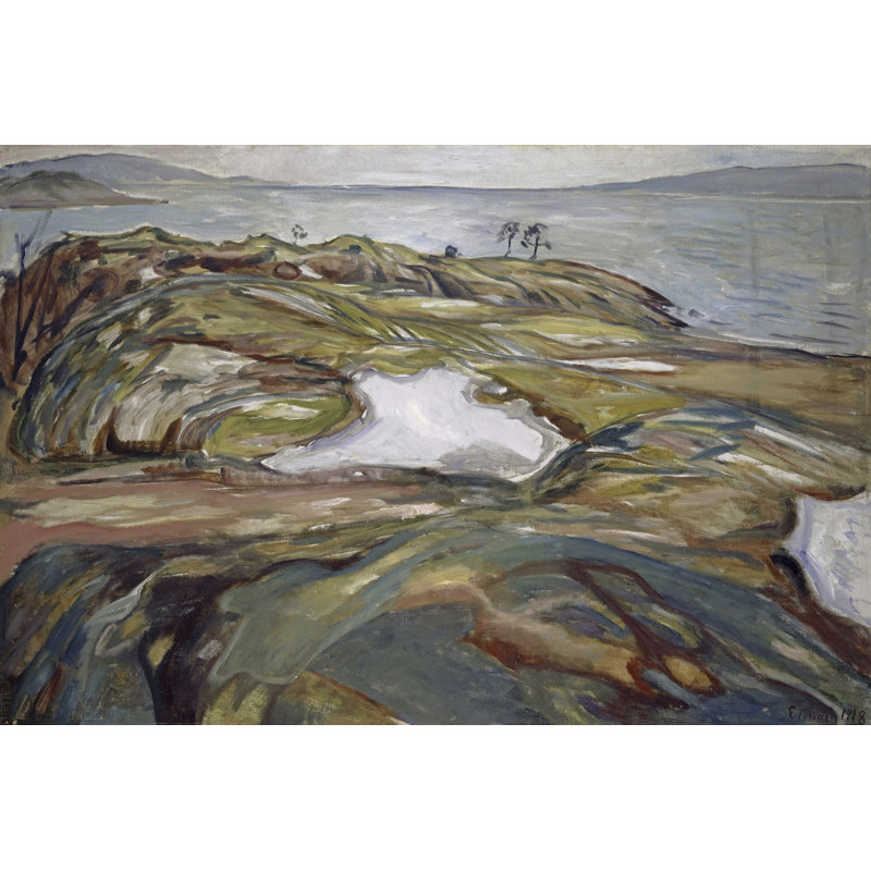 Aariah Munch, paysages colorés II, H 24 po x l 36 po