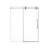 44"-48"W*76" H Frameless Single Sliding Shower Door – 5/16" (8Mm) Clear Tempered Glass, Bypass Design With Chrome Finish-123210166