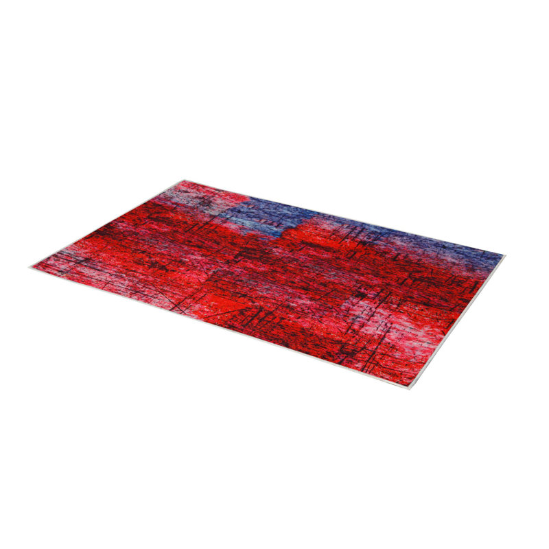 Premium Hall Carpet, 31.5 x 78.7 Inches | 100% Polyester, Antibacterial | 0.04 in Pile Height, Non-Slip Underside, Machine Washable | 3D Digital Printing | Ideal for Living Room & Entryway, Easy Maintenance