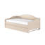 Charlotte Twin Day Bed with Trundle, Linen White-1819513441