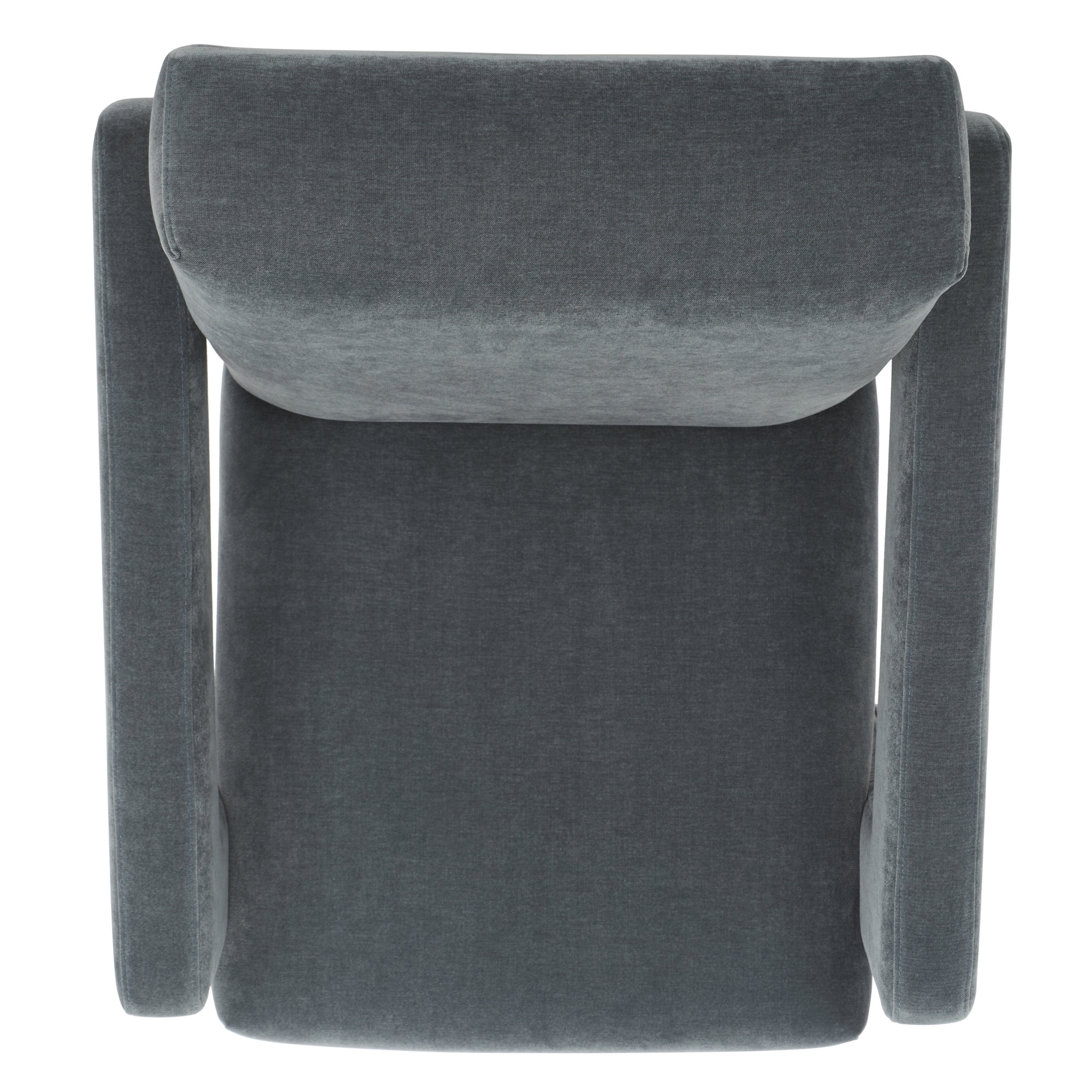 Olsen 27.3" W Velvet Armchair, Navy Velvet
