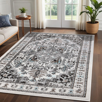 Einsgrove 100% Polypropylene Southwestern Tribal Medallion Indoor Area Rug