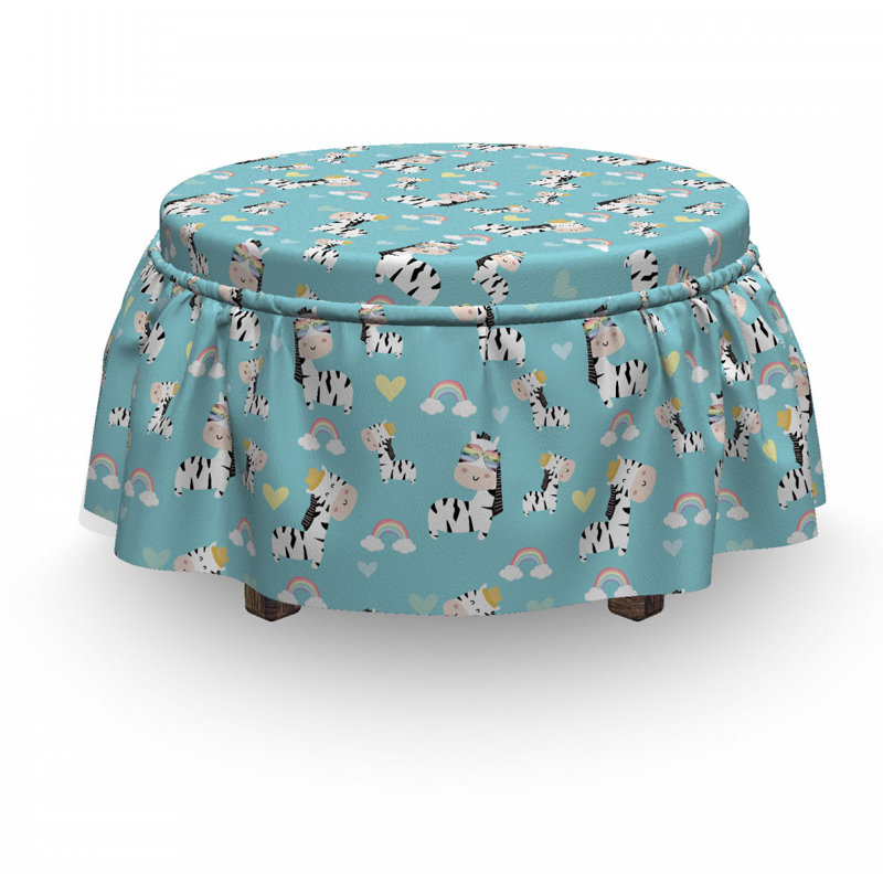 Box Cushion Ottoman Slipcover
