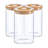 Argon Tableware - Scandi Storage Jar with Wooden Lid-61891488