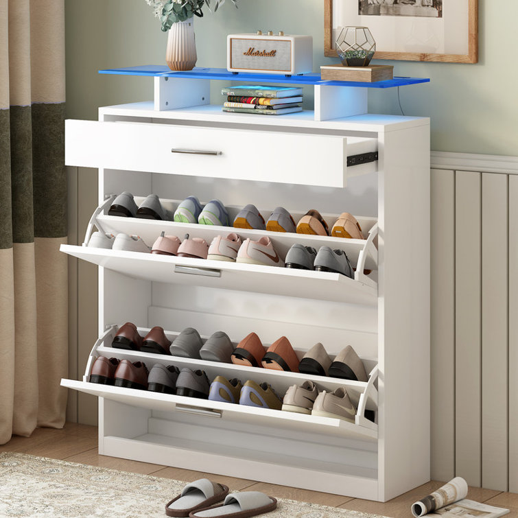 Ivy Bronx 16 Pair Shoe Rack