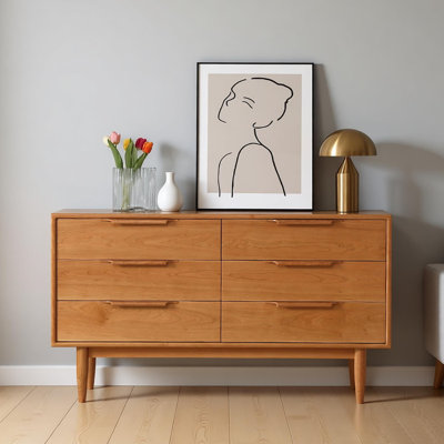 Simple drawer-style storage sideboard cabinet