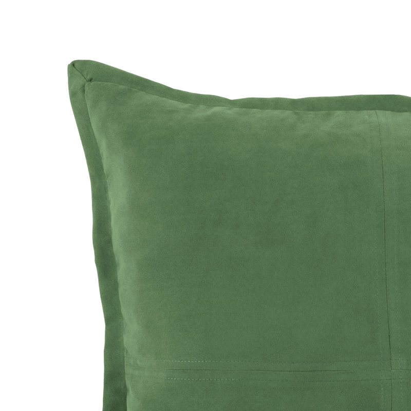  Feathers Square Throw, Green Forest