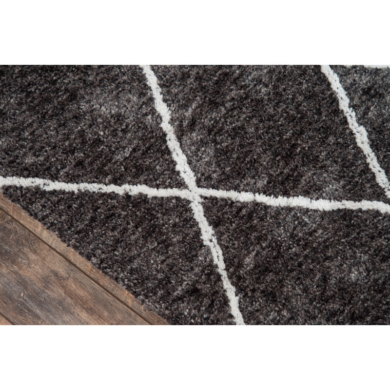 Tapis gris anthracite Ragin, Rectangle 9 pi x 12 pi
