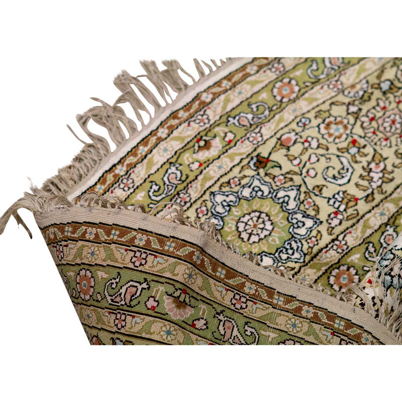 Hand Woven Silk Oriental Area Rug