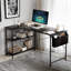 Foldable Modular Iron Computer Desk