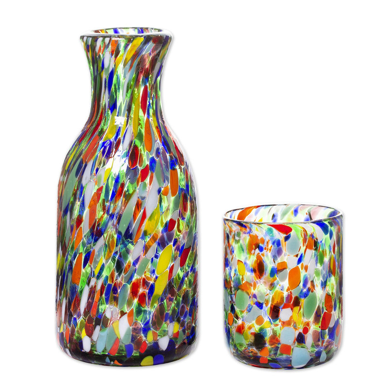 Grabigian Handmade Jubilant Handblown 2 pièces 13 oz. Ensemble de verrerie