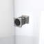 DreamLine Aqua-Q F 36 po x P 36 po x H 74 3/4 po sans cadre porte de douche en nickel brossé avec base de douche blanche-64323343-89069385-132212710