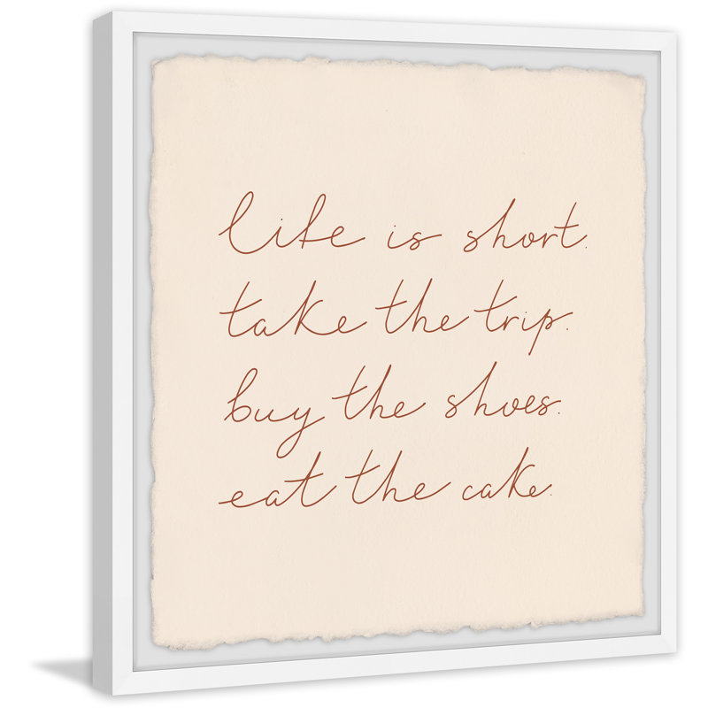 Eat The Cake - Single Picture Frame Print, 51cm H x 51cm W x 3.81cm D