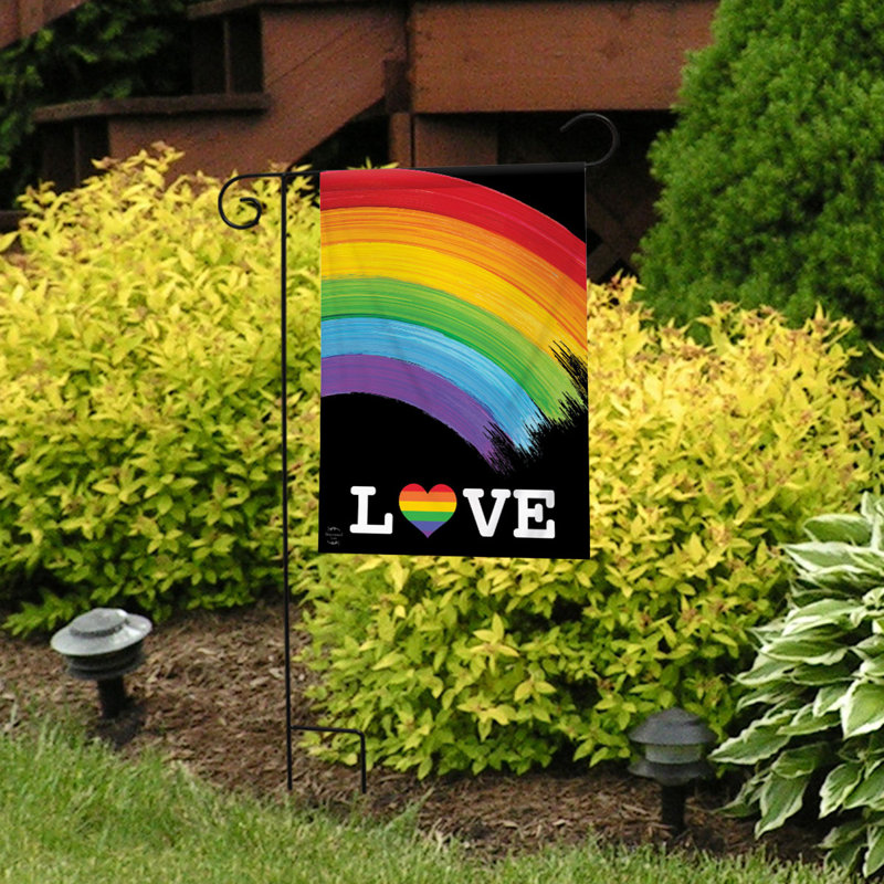 Rainbow Love Pride Garden Flag