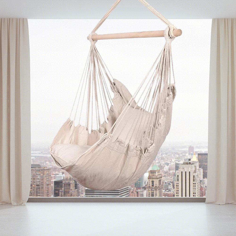 Dakota Fields Chatoya Hammocks Hanging Rope Hammock Chair Swing Seat