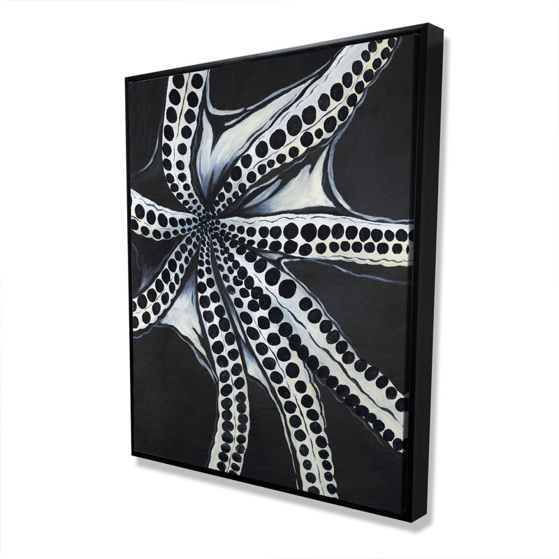 Art sur toile encadrée, "Large Octopus Tentacle"