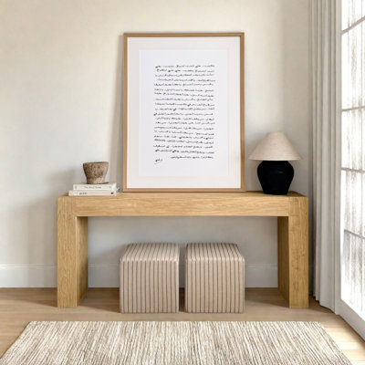Rural Retro Minimalist Console Table
