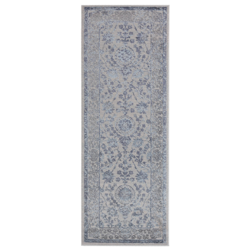 Tapis gris Askov, Tapis de couloir 2 pi 7 po x 7 pi 2 po