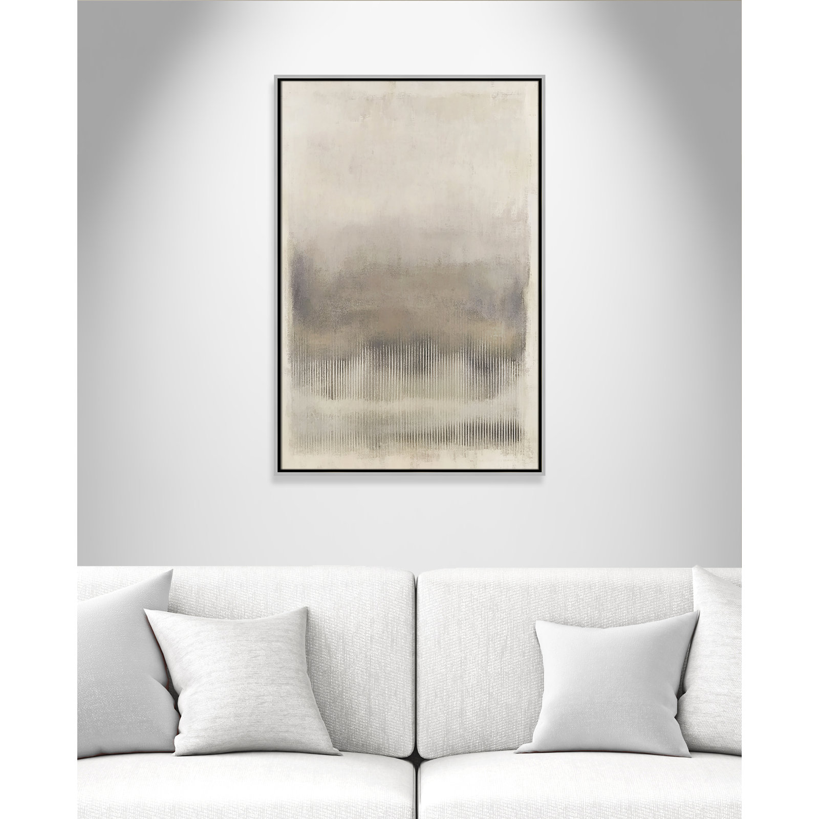 Balanced Silence II Print by Irena Orlov, 37.5" H x 25.5" W, Silver Floater