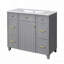 Meuble-lavabo 36 po avec lavabo en céramique-526215901