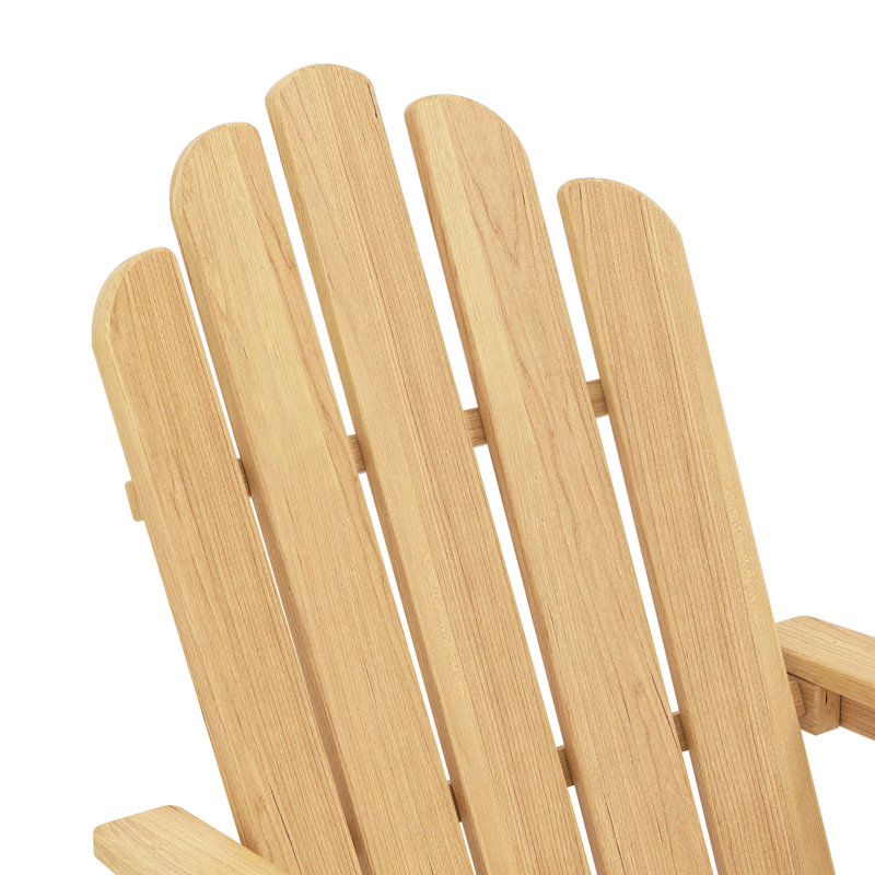 Ensemble de 2 chaises Adirondack Grade A en teck