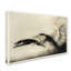 «Art Deco Woman Greyhound», reproduction d'art sur toile tendue-758343266