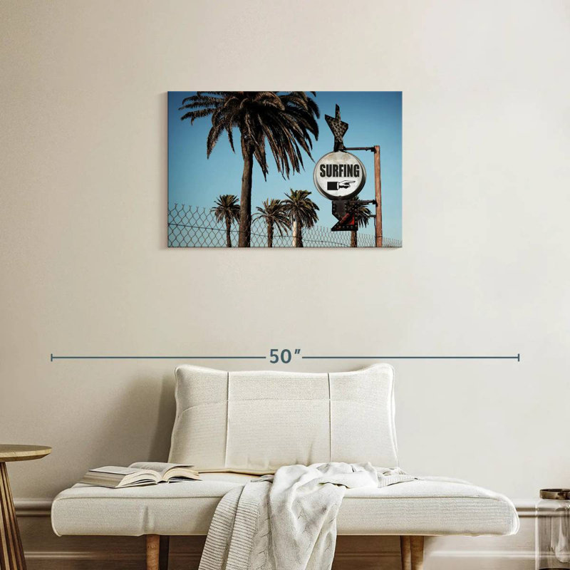 Signe de spot de surf Senne, H 20 po x l 30 po