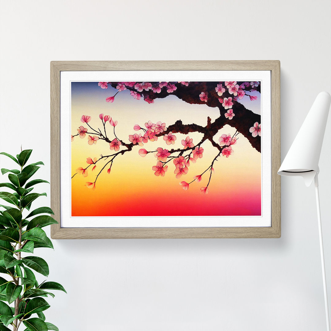 Miraculous Cherry Blossom Tree Flowers - Framed Print