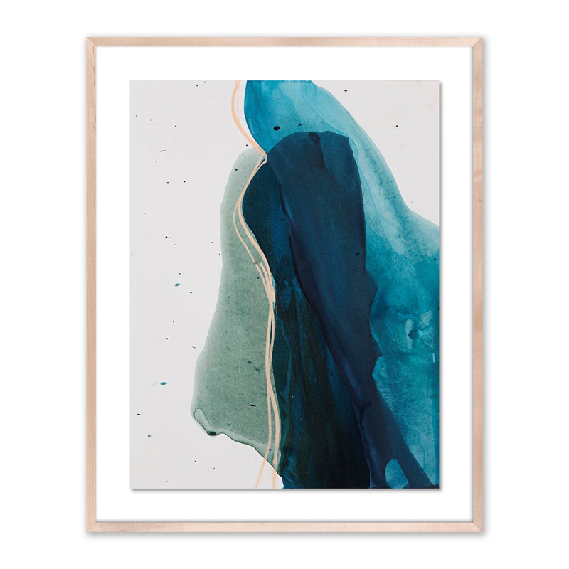 Intelligence Print by Kim Whiteside, Natural, 40" H x 32" W x 2.5" D
