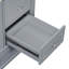 Meuble-lavabo de 36 pouces avec lavabo en céramique et rangement spacieux, finition grise, conception autoportante pour les salles de bain modernes-1326586877