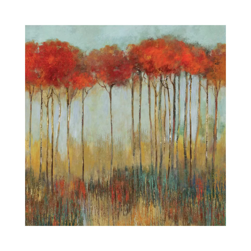 Amongst Friends I 1 Piece Painting on Canvas, 30.48 cm H x 30.48 cm W, Wrapped Canvas