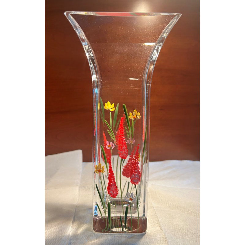 Rouveroy Handmade Lead Free Crystal Table Vase