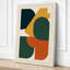 Geometric Harmony Mid-Century - Wrapped Canvas-1028513348-1028513369