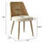 19.5" Seat Height Boucle Rattan Back Dining Chair-863050385