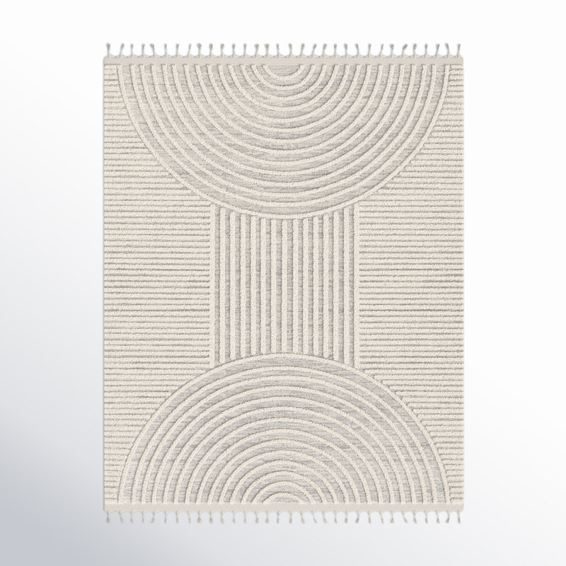 Aine cream rug, Rectangle 5 pi 3 po x 7 pi