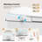 Zarautz Elongated  Smart Bidet Toilet with Clean Foam Shield Splash Proof,Built in Tank,ADA Chair Height, Auto Open & Close,Heated Seat, Dryer & Foot/Men's flush recognition,Child wash,Dual Remote Control