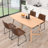 Faux Leather Upholstered Metal Side Chair-64827203
