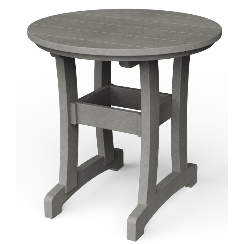 Table de salle à manger Stella, H 30 po x l 30 po x P 30 po, Gris clair
