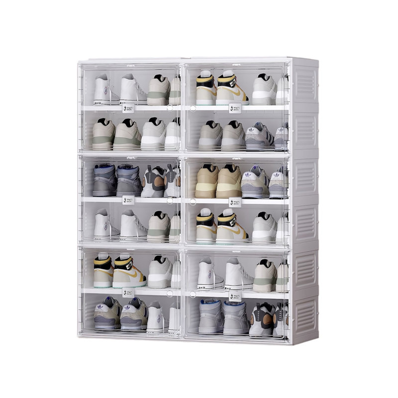 24 Pair Stackable Shoe Storage Box