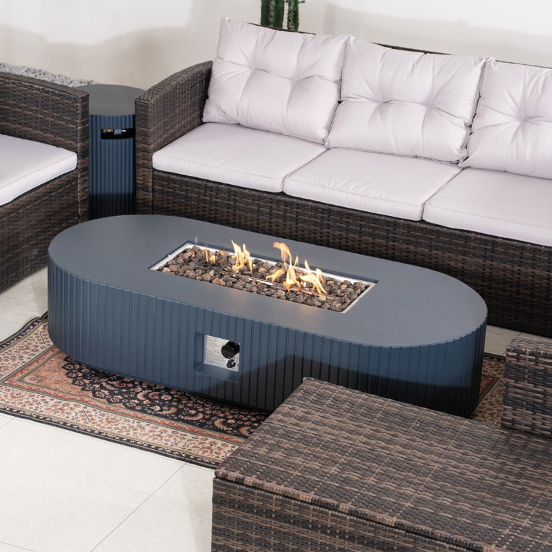 Cresty 8-Piece Sofa Seating Group With Cushions, Brown