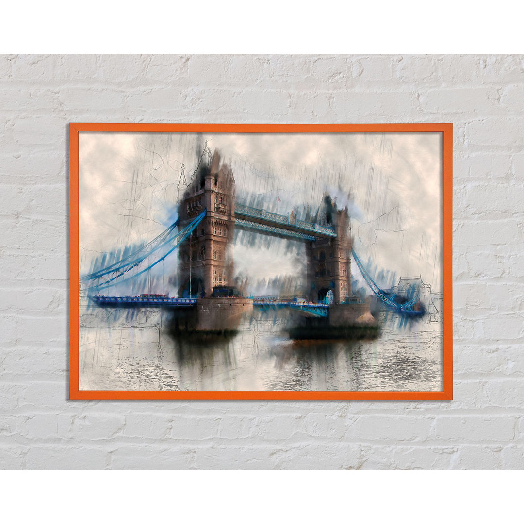 Tower Bridge Aquarell - Druck