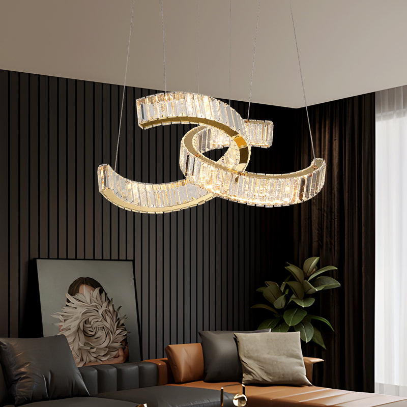 2 - Light LED Chandelier