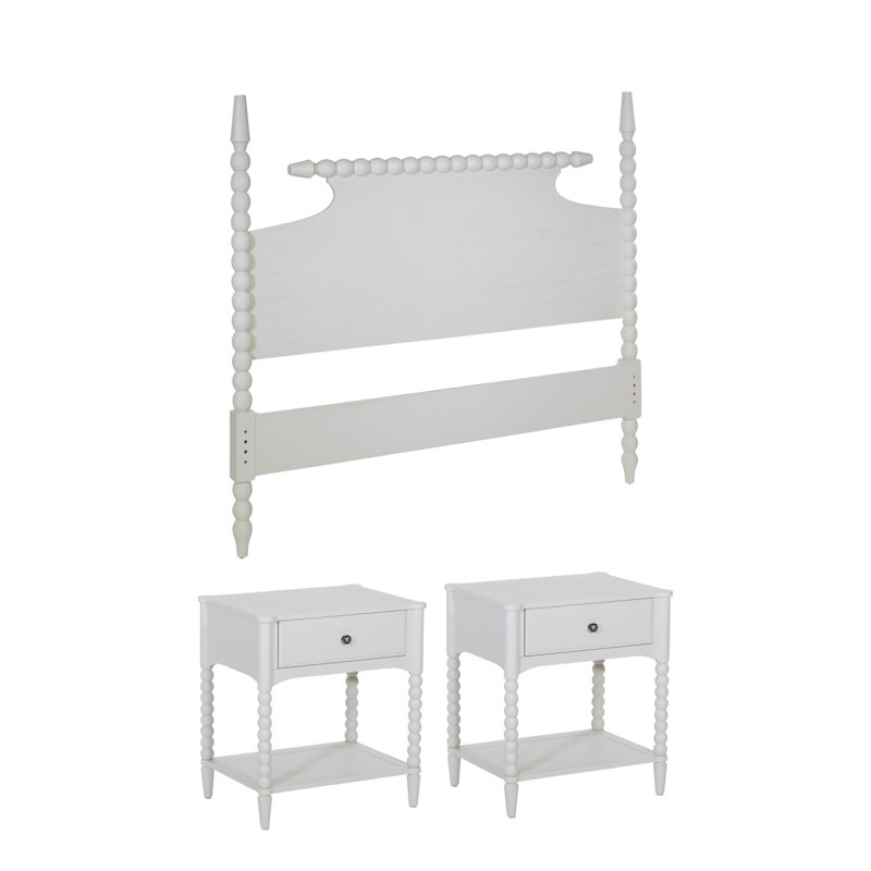 Gojko Headboard with Two Nightstands