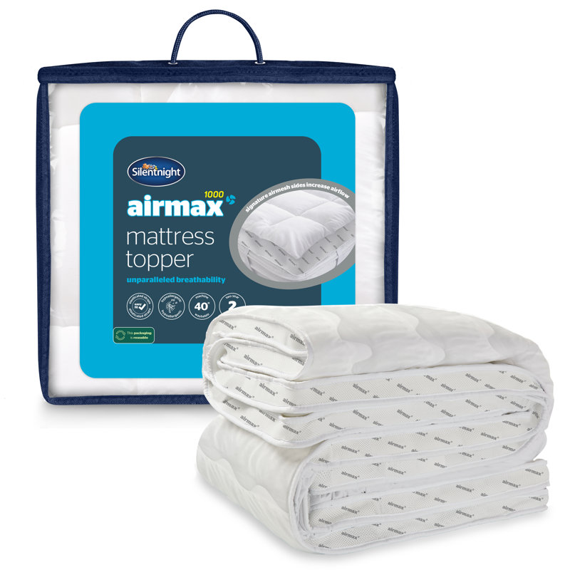 Silentnight Airmax 1000 Breathable Mattress Topper, Double (4'6)