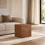 Table basse en placage de noyer Burl