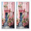 «Pink Miami Artful Facades», 2 pièces roses-617055489-617055490