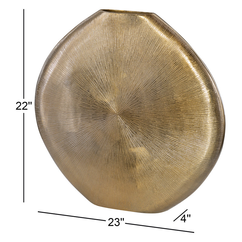 Amalyah Metal Floor Vase
