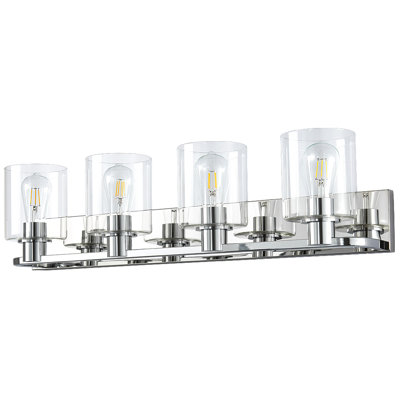 Luminaires de salle de bain à intensité variable 4 lumières